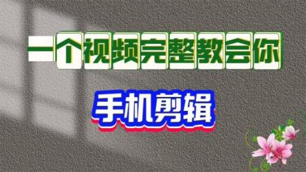 手把手教你0基础剪辑出超赞视频！:-课程-网盘资源分享