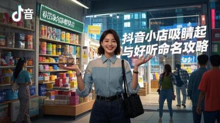 [原创]抖音小店怎么起名字吸引人？怎么起名字好听？