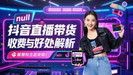 [原创]抖音直播带货平台怎么收费？直播带货的好处