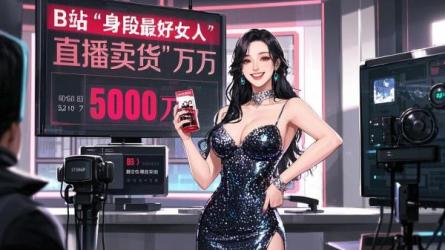 [原创]B站“身段最好的女人”，一场直播卖货5000万？