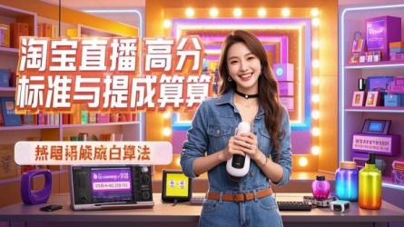 [原创]淘宝直播多少分算高分？淘宝直播提成怎么算？