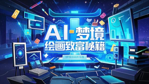 [原创]AI梦境绘画致富秘籍，复制粘贴，新手也能快速掌握，创意画作让你收益翻倍[吾爱独家]