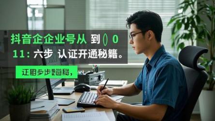 [原创]从0-1玩转抖音企业号：六步认证开通企业号
