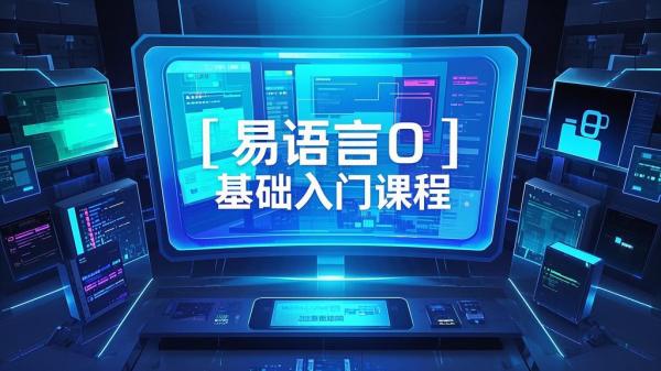 [原创]易语言课程0基础入门课程【全流程实战】[吾爱独家]