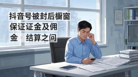 [原创]抖音号封了橱窗保证金怎么办？橱窗佣金多久结算？