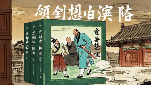 山东书剑五册，忆旧梦江湖情。[原创]