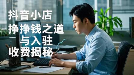 [原创]抖音小店如何挣钱？抖店入驻收费多少？