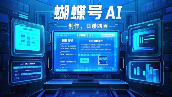 [原创]蝴蝶号平台，用AI工具创作情感视频，简单操作日赚400[吾爱独家]