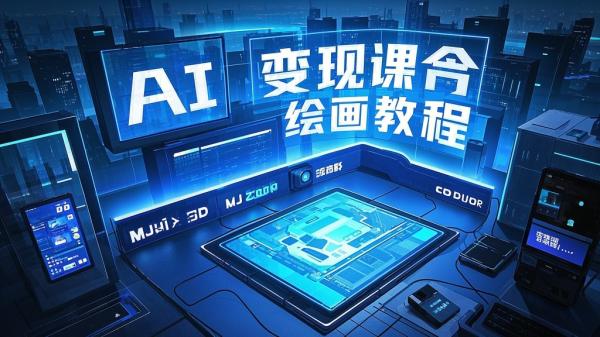 [原创]AI超级实操变现课，最实用易懂的MJ和SD绘画教程[吾爱独家]