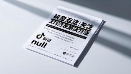 [原创]抖音无法关注对方是怎么回事？无法关注对方的解决方法