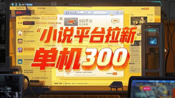 [原创]小说平台拉新，单机300[吾爱独家]