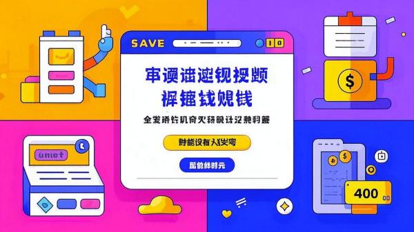 审核视频轻松赚，小白日入 400[原创]