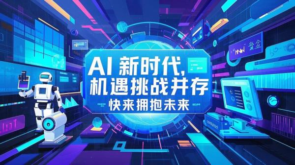AI 新时代，机遇挑战并存，快来拥抱未来。[原创]