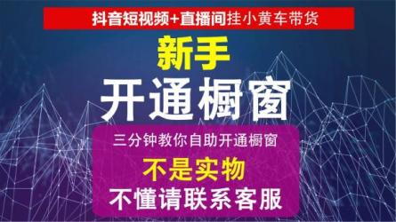 抖音橱窗带货新玩法，单日收益500+，操作简单，条条爆款...-课程-网盘资源分享