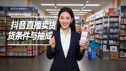 [原创]抖音直播卖东西需要什么条件？怎么抽成？