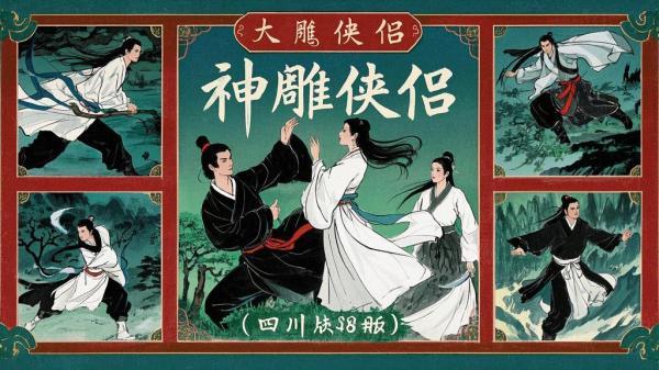 四川神雕八册，忆旧梦江湖情。[原创]