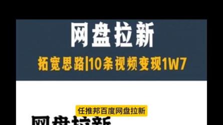 拉新：快速实现用户增长：-课程-网盘资源分享
