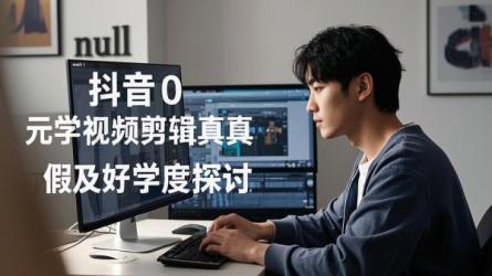 [原创]抖音上有0元学视频剪缉是真的吗？好学吗？