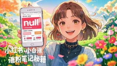 [原创]小红书小白也可以用的N条涨粉笔记！