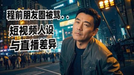 [原创]年入万万的程前朋侪圈被骂上热搜！短视频打造的人设到直播时就不灵了？