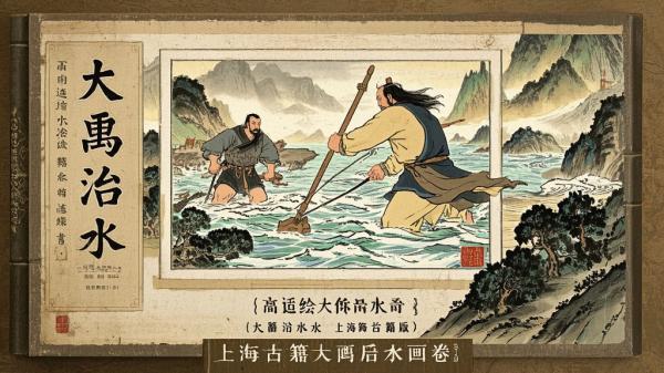 [原创]大禹治水[上海古籍出版社][绘画 高适][石全石美制作][吾爱独家][吾爱独家][原创]