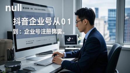 [原创]从0-1玩转抖音企业号：企业号注册的“三个锦囊”