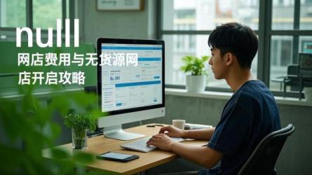 [原创]开网店要交哪些费用？无货源网店怎么开？