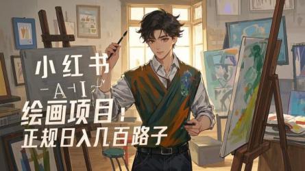 [原创]小红书AI绘画项目，天天搞几百的正规路子！