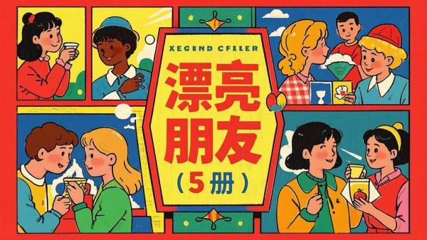 五册连环画，漂亮朋友忆往昔[原创]