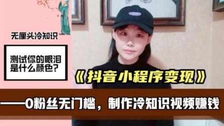 抖音影视剪辑搬运变现一体教程-课程-网盘资源分享