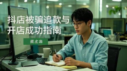 [原创]开抖店被骗了钱怎么追回来？如何开店成功？