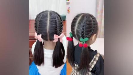 小女孩编发教程-课程-网盘资源分享