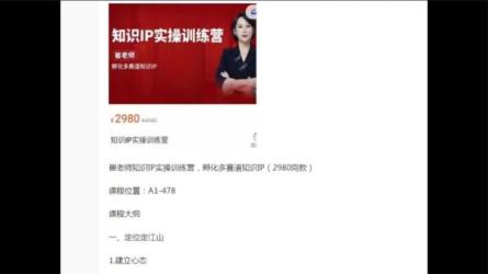 知识IP实战特训营，​孵化-多赛道知识IP（33节课）-课程-网盘资源分享