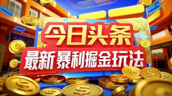 今日头条新玩法，暴利掘金快。[原创]