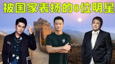 被国家表扬的8位明星盘点，其中还有一位是美国国籍，会是谁呢？-原创解说文案