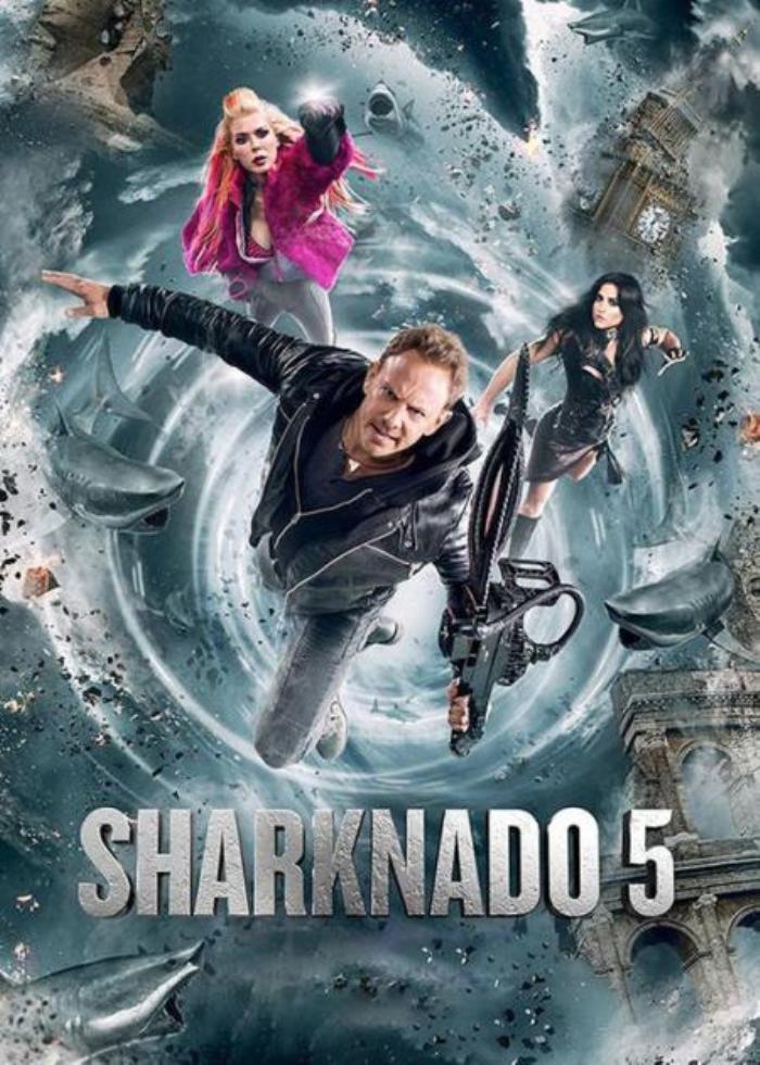 这是一部冒险、科幻、惊悚电影《鲨卷风5：全球鲨暴》。-吾爱原创解说文案-[原创首发]-吾爱文案网