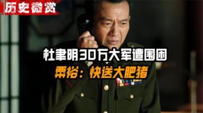 [视]杜聿明30万大军被围，饿到枪都拿不动，粟裕：快给他们送大肥猪-原创解说文案