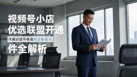 [原创]视频号小店优选联盟开通条件