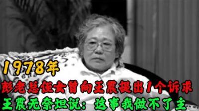 [视]彭老总侄女曾向王震提出请求，王震无奈坦言：这事我不能做主！-原创解说文案