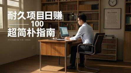 [原创]耐久不衰的项目，日赚100真简朴