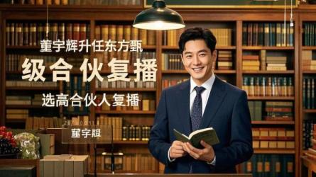 [原创]董宇辉升任东方甄选高级合伙人，官宣今晚复播