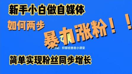 自媒体速起千粉-课程-网盘资源分享