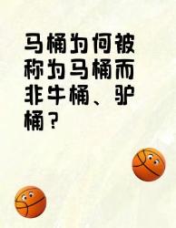 你知道马桶为啥叫马桶而不是牛桶驴桶吗