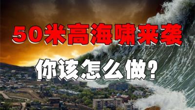 如果50米高的海啸来袭，是跑向内陆，还是迎面扎进水里向上游去？-吾爱原创解说文案