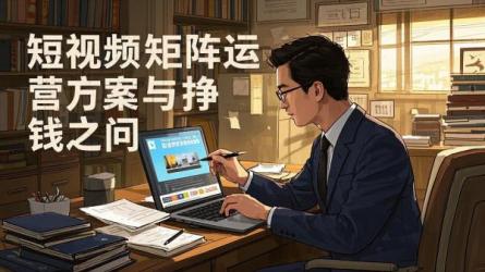 [原创]短视频矩阵运营方案，挣钱吗？