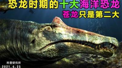 地球史上出现过的5大恐怖海洋恐龙，你知道几种？-原创解说文案