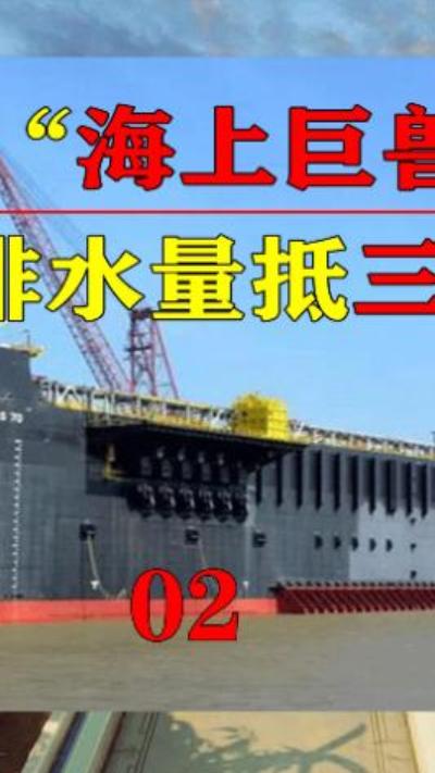 力压欧美！中国再添“海上巨兽”，排水量远超三艘辽宁号科普-吾爱原创解说文案