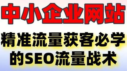 本地生活SEO搜索商业流量，低成本获客方式-课程-网盘资源分享