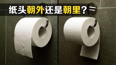 卫生纸朝向：一个争吵了几十年的问题，纸头到底该朝里还是朝外？-原创解说文案