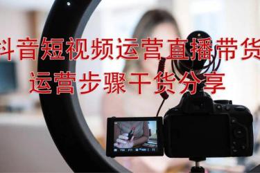 短视频带货流平台变现玩法-课程-网盘资源分享